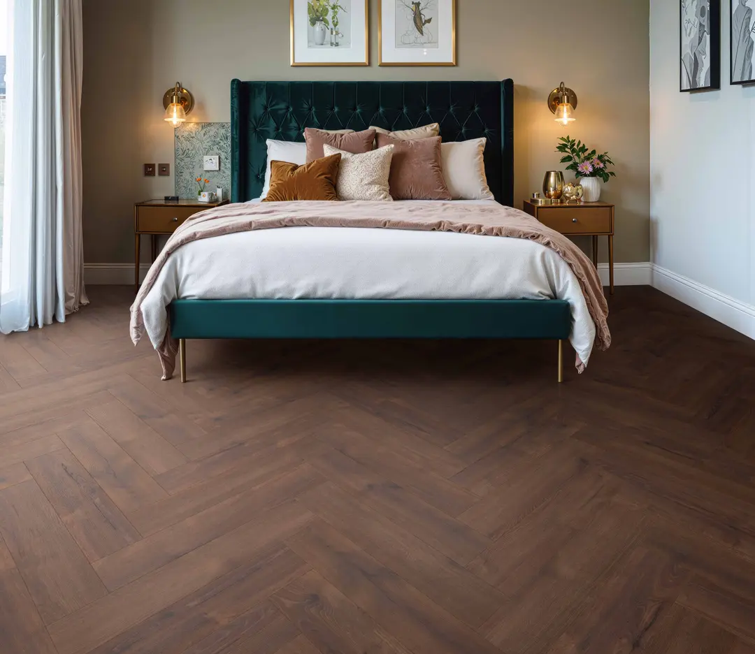 Manor Herringbone 8mm Laminate